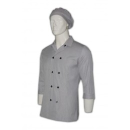 KI025 tailor made uniform chef tailor made hats 3/4 7' sleeved catering industry uniform hk company   unique chef coats KI025 tailor made uniform chef tailor made hats 3/4 7' sleeved catering industry uniform hk company   unique chef coats